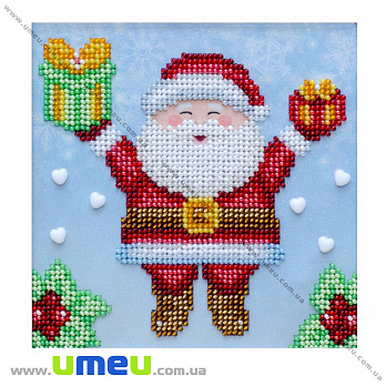 Набір для вишивання бісером VDV, Веселих свят ТН-1093, 13х13 см (SXM-034724)
