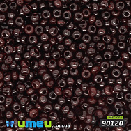 Бісер чеський №102/90120, Бордо, Прозорий, 10/0 (BIS-003714)