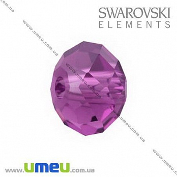 [Архів] Намистина Swarovski 5040 Amethyst, 8х6 мм, Рондель (BUS-005395)
