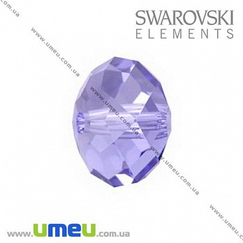 [Архів] Намистина Swarovski 5040 Tanzanite, 8х6 мм, Рондель (BUS-003266)