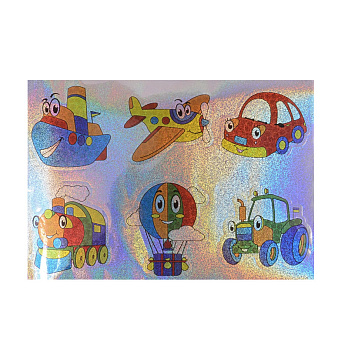 Набор алмазной живописи (голографические наклейки), Транспорт (6 шт) (SXM-056490)