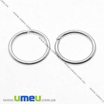 Колечка, Темне срібло, 14 мм, товщина 1,5 мм (PIN-014085)