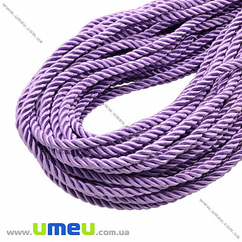 Поліестеровий шнур кручений, Бузковий, 4 мм (LEN-018936)
