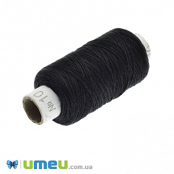 Нить полиэстеровая EVRO №10, Особопрочная, Черная, 200 м (MUL-042233)