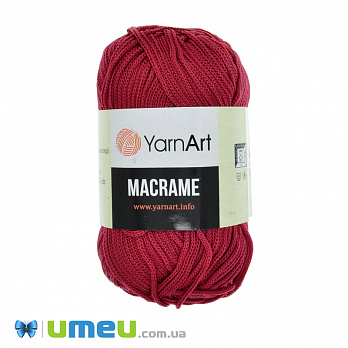 Пряжа YarnArt Macrame 90 г, 130 м, Красная 143 (YAR-038447)