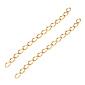 Ланцюг-подовжувач з нерж. сталі, 4,5-5 см, Золото, 4,5 х3 мм (ZEP-057021)