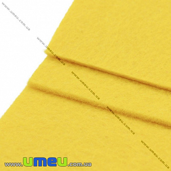 Фетр 2 мм, 10х15 см, 204 Жовтий (FLT-011578)
