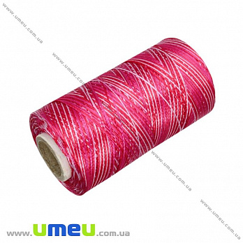 Нитки шовкові Doli меланжеві, Малинові 196, 500 м (MUL-021560)