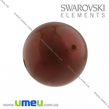 [Архів] Намистина Swarovski 5810 Maroon, 10 мм, Перламутрова (BUS-005679)