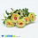 /p44801-buket-roz-s-romashkami-30-sm-zheltiy/