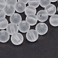 Намистини для сумок ОПТ, Акрилові матові, Круглі, 10 мм, Білі (BUS-059790)