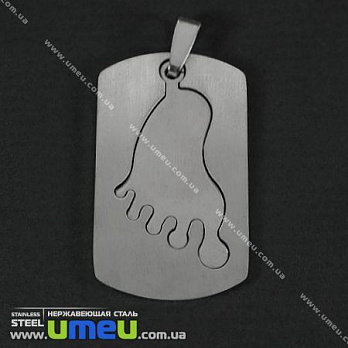 [Архів] Підвіска з нержавіючої сталі Нога, 44х25 мм (POD-002181)