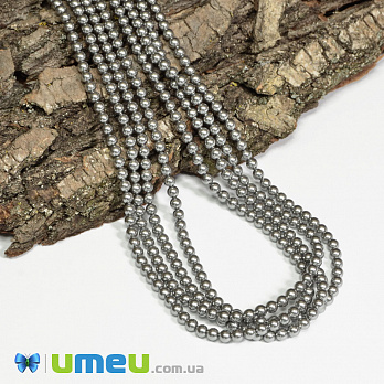 [Архів] Намистина Swarovski 5810 Grey Pearl 731, 4 мм (BUS-040836)