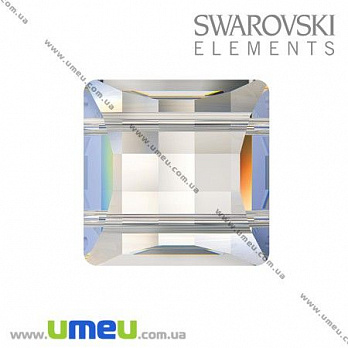 [Архів] Намистина Swarovski 5625 Crystal AB, 10х10 мм, Два отвори (BUS-005504)