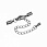 /p55754-zamok-karabin-iz-nerzh-st-s-kolpachkami-8-5x4-mm-temnoe-serebro/