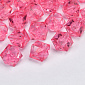 Намистини для сумок ОПТ Акрилові, Куб гранований, 11,5х10 мм, Рожеві (BUS-059941)