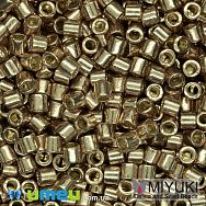 Бісер японський Miyuki Delica 8/0 DBL1834, Duracoat Galvanized, Шампань (BIS-045899)
