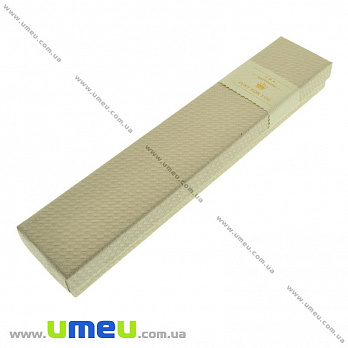Подарочная коробочка Прямоугольная, 21х4х2,5 см, Кремовая (UPK-023194)