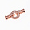 /p58400-zastyezhka-32x14-mm-latun-s-pokritiem-18-kt-kub-cirkoniy/