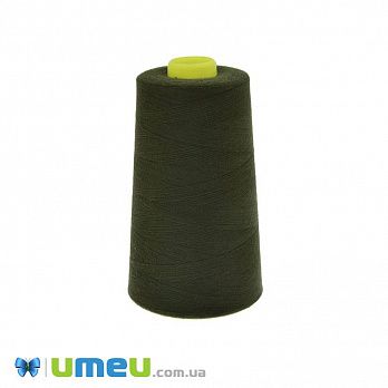 Нитка поліестерова KIWI №40/2 col.1262, Хакі темна, 3600 м (MUL-046466)