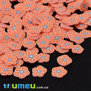 Слайси FIMO Квітка оранжева, 6 мм (DIF-044240)