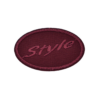 Термоаппликация Style, 5х3 см, Бордовая (APL-053350)