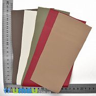 Набір штучної шкіри на замші 0,65 мм, Мікс (LTH-038774)