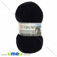 Пряжа YarnArt Angora De Luxe 100 г, 520 м, Чорна 585 (YAR-029524)