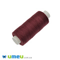 Нить полиэстеровая KIWI №40/2, col.122, Бордовая, 366 м (MUL-046696)