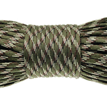 Шнур паракорд семіжільний меланж 4 мм, Хакі (LEN-024933)