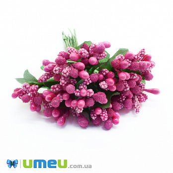 Тычинки на проволоке, Малиновые (DIF-044657)