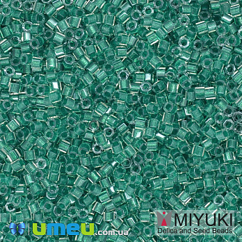 Бісер японський Miyuki Delica Cut 11/0 DBC0918, Смарагдовий (BIS-040115)