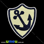 Термоаплікація Якір, Синя, 7х6 см (APL-022341)