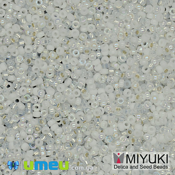 Бісер японський Miyuki круглий RR 15/0 №MIX49, Мікс білий (BIS-038832)