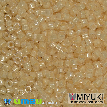 Бісер японський Miyuki Delica 11/0 DB2371, Кремовий (BIS-045427)