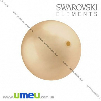 [Архів] Намистина Swarovski 5810 Gold, 10 мм, Перламутрова (BUS-005675)