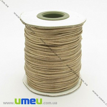 Поліестеровий шнур, 1,0 мм, Світло-коричневий (LEN-006568)