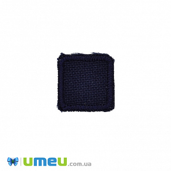 Термоаппликация Квадратная, 1,5х1,5 см, Синяя (APL-038227)