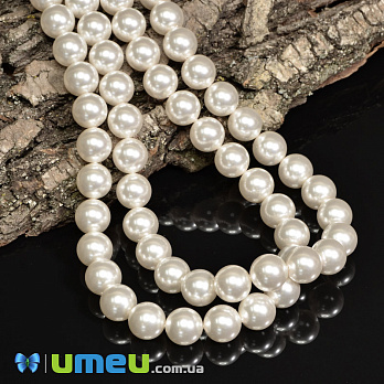 [Архів] Намистина Swarovski 5810 White Pearl 650, 12 мм (BUS-040853)