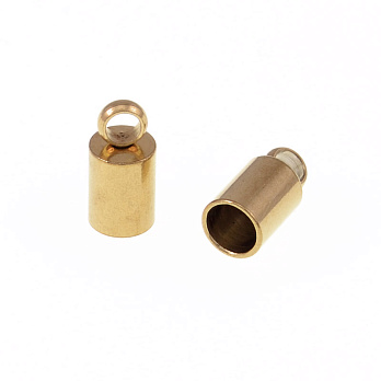 Ковпачок із нержавіючої сталі, 8,5х4 мм, Золото (STL-055526)