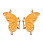 /p53761-podveska-metal-babochka-parnaya-oranzhevaya-zoloto-34x32x2-mm/