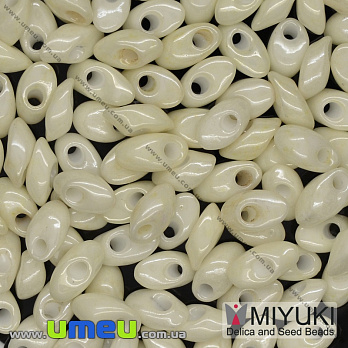 Бисер японский Miyuki LMA №421, 4х7 мм, Кремовый (BIS-036731)