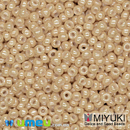 Бісер японський Miyuki круглий RR 10/0 №593, Бежевий (BIS-047544)
