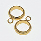 Бейл з нержавіючої сталі, 11,5х9х2,5 мм, Золото (STL-058438)