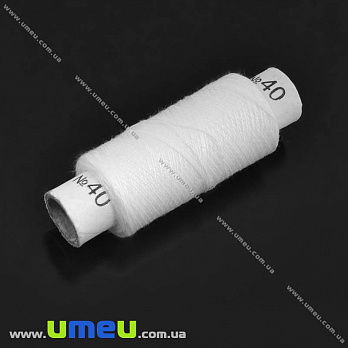 Нитка поліестерова EVRO №40, Біла, 200 м (MUL-013970)