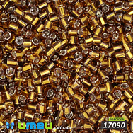Бісер чеський Рубка 10/0, №17090, Золото блискучий (BIS-019549)