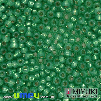 Бісер японський Miyuki круглий RR 11/0 №646, Зелений (BIS-036708)