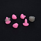 Носик зі штифтом (з заглушкою), 14х11 мм, Рожевий (DIF-056625)