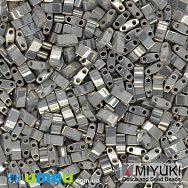 Бісер японський Miyuki HALF TILA №1865, 5х2,3 мм, Сірий (BIS-046080)