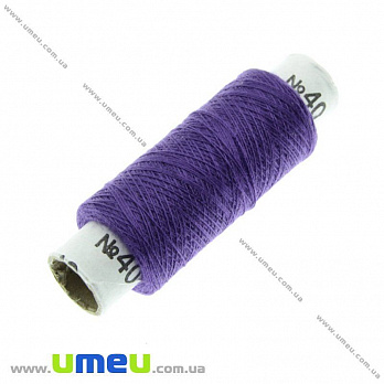 Нитка поліестерова EVRO №40, Фіолетова, 200 м (MUL-017628)